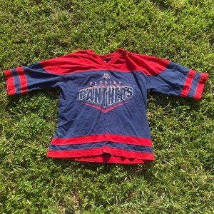 Vintage 90s Florida Panthers Hockey Club NHL Graphic Shirt Long Sleeve XL Active